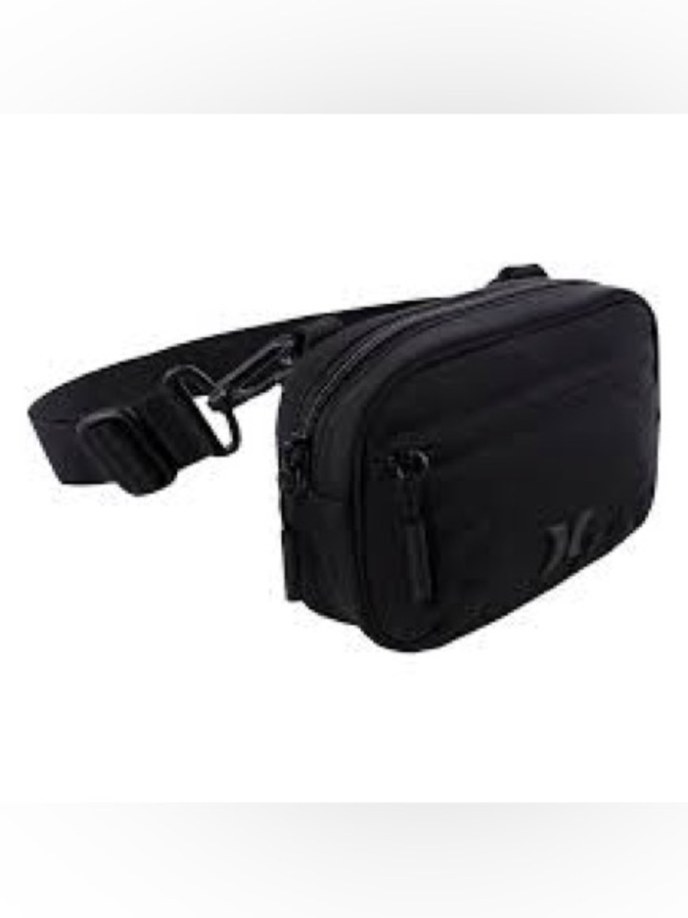 Unisex Black Hurley horizon Crossbody Waist Bag - Brand New